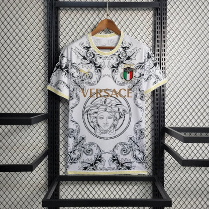 Maglia da calcio bianca edizione speciale Italia 2023
