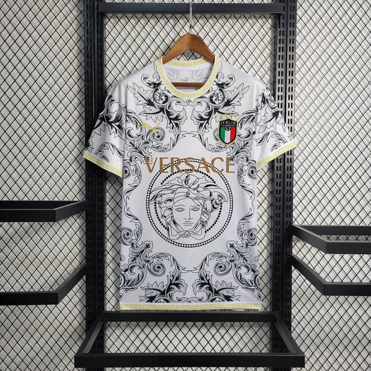 Maglia da calcio bianca edizione speciale Italia 2023