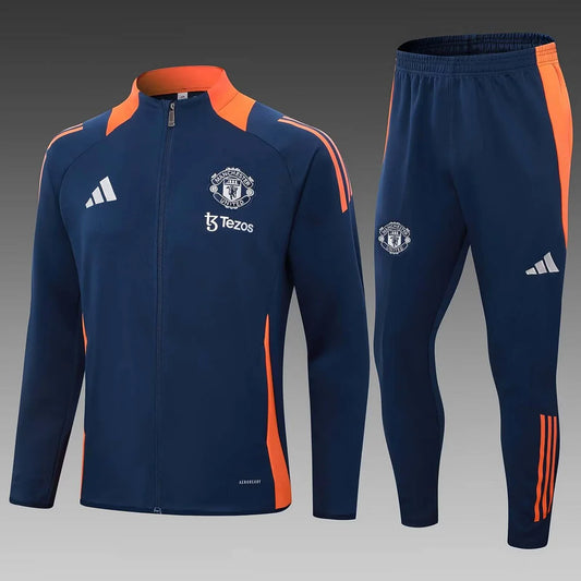 Tuta da calcio con zip lunga Manchester United 2024/2025