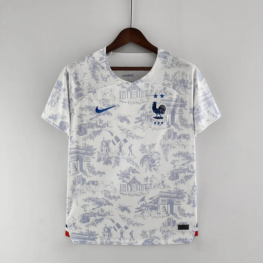 Maglia da calcio Francia Away Coppa del Mondo FIFA 2022