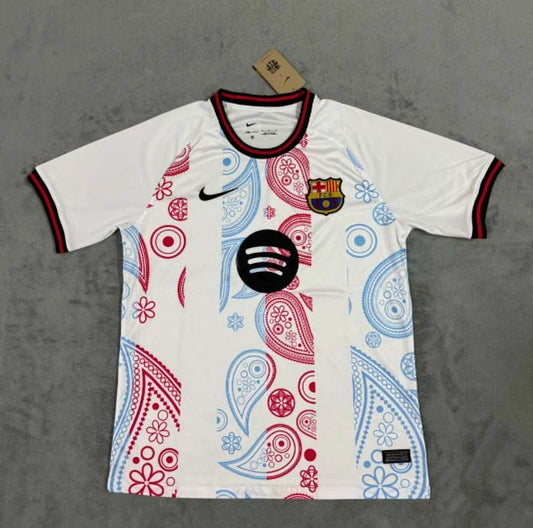 Maglia da calcio bianca edizione speciale Barcellona 2024/2025