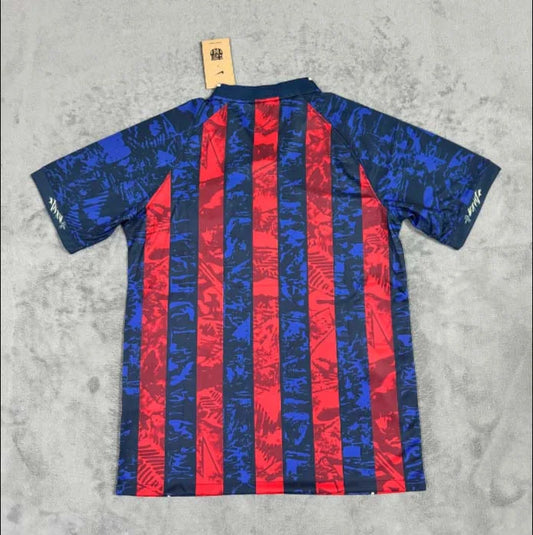 Maglia da calcio rossa e blu edizione speciale Barcellona 2024/2025