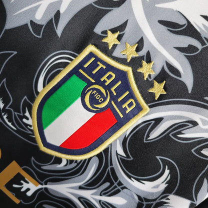 Maglia da calcio nera edizione speciale Italia 2023