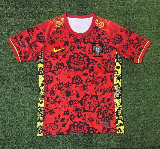 Maglia da calcio rossa edizione speciale Portogallo 2024
