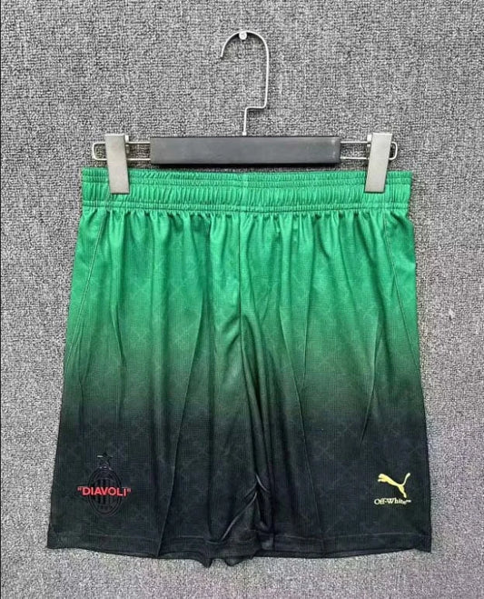 Pantalón corto negro de visitante del AC Milan 2024/2025, cuarta equipación