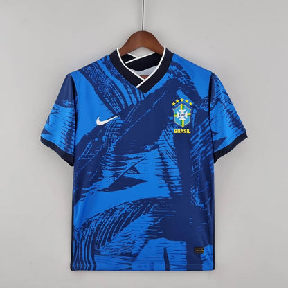 Maglia da calcio classica blu del Brasile 2022