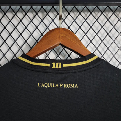 Lazio 2023 Black Football Shirt, 10th Anniversary Edition