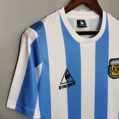 Maglia casalinga retrò della nazionale argentina del 1986