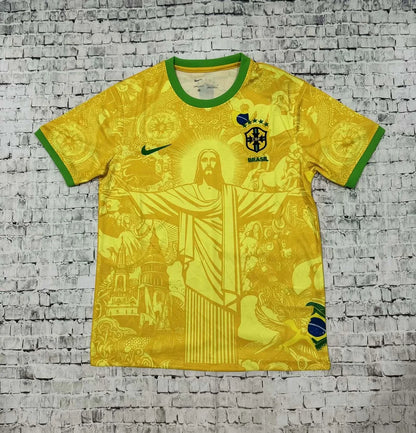 Maglia da calcio Jesus Yellow, edizione speciale Brasile 2024