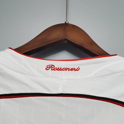Maglia da calcio retrò a maniche lunghe AC Milan 2006/2007, da trasferta
