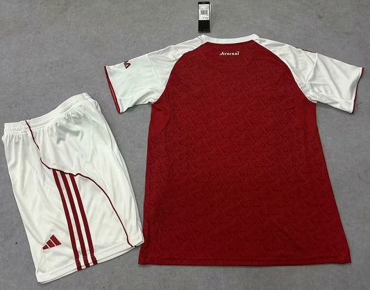 Maglia e pantaloncino da calcio Arsenal Home 2025/2026, per bambini