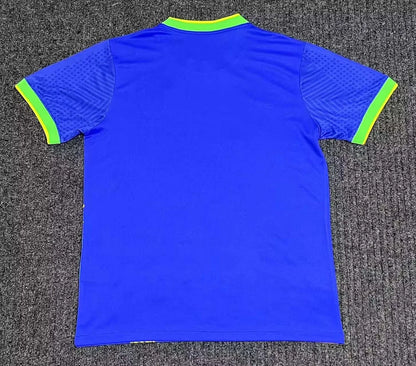 Maglia da calcio blu edizione speciale Brasile 2025