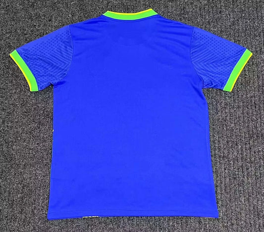 Maglia da calcio blu edizione speciale Brasile 2025