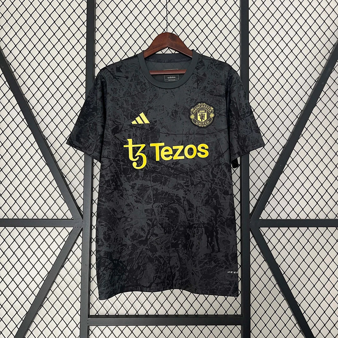 Maglia da calcio nera edizione speciale Manchester United 2024/2025