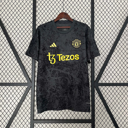 Maglia da calcio nera edizione speciale Manchester United 2024/2025
