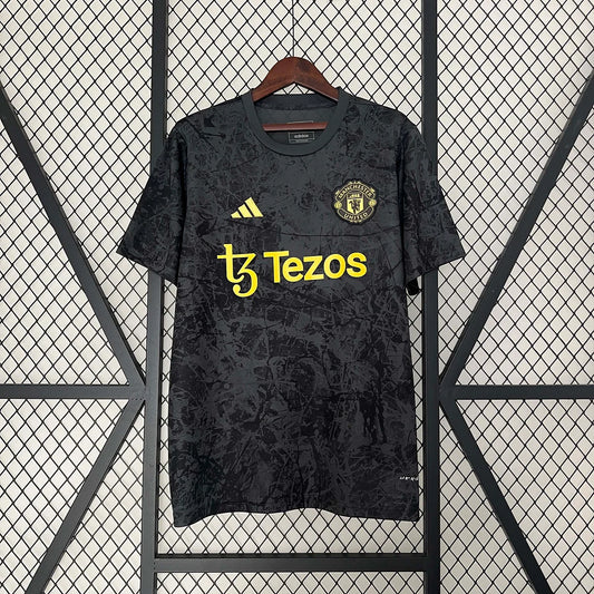 Maglia da calcio nera edizione speciale Manchester United 2024/2025