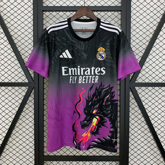 Maglia da calcio viola edizione speciale del Real Madrid 2025/2026
