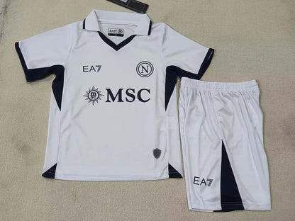 Napoli 2024/2025 Away Football Shirt and Shorts for Kids