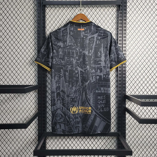 Maglia da calcio nera edizione speciale Barcellona 2023/2024