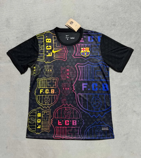 Maglia da calcio nera e gialla edizione speciale Barcellona 2025/2026