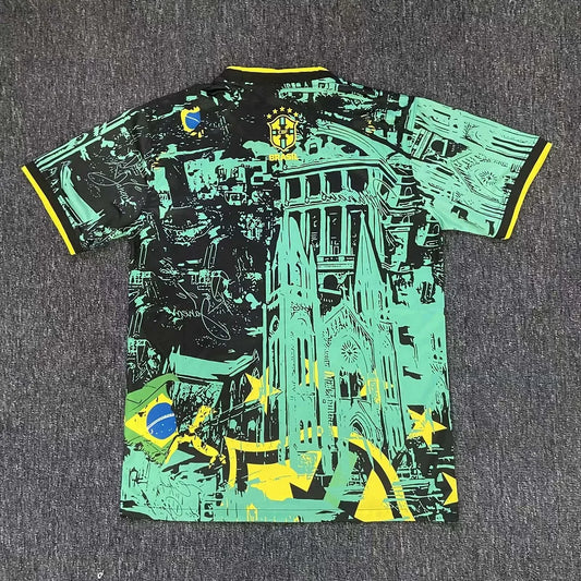 Maglia da calcio verde edizione speciale Brasile 2024