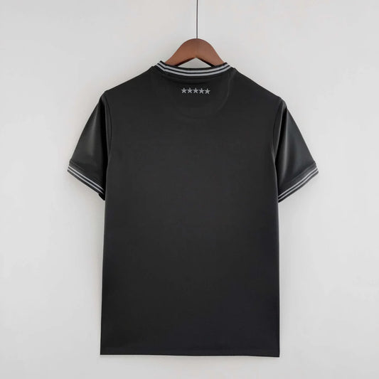 Maglia da calcio tutta nera edizione speciale Brasile 2022