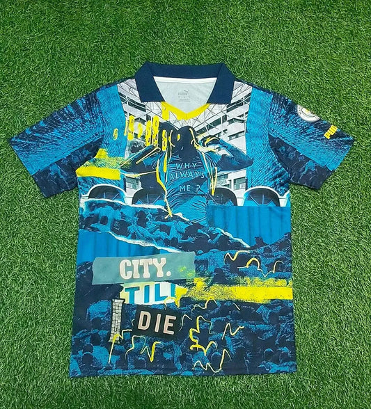 Maglia da calcio blu edizione speciale del Manchester City 2025/2026