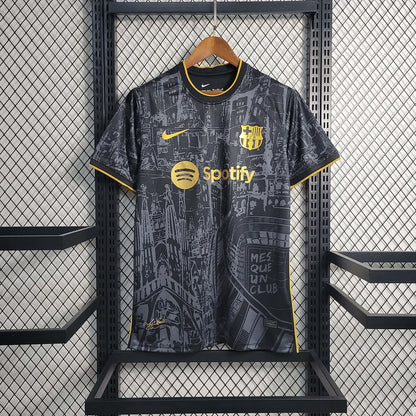 Maglia da calcio nera edizione speciale Barcellona 2023/2024
