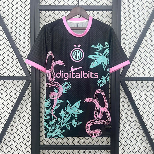 Maglia da calcio rosa edizione speciale Internazionale Milan 2024/2025