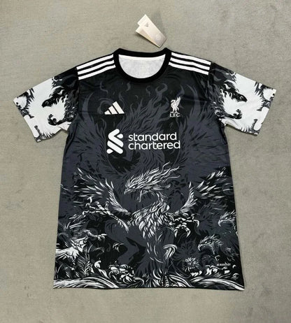 Maglia da calcio nera Liverpool Phoenix Special Edition 2025/2026