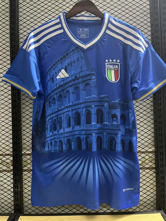 Maglia da calcio blu edizione speciale Italia 2023/2024