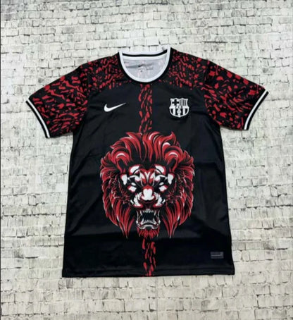 Maglia da calcio nera e rossa edizione speciale Barcellona 2024/2025