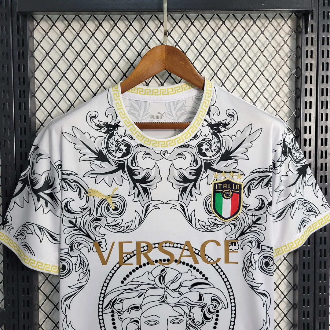 Maglia da calcio bianca edizione speciale Italia 2023