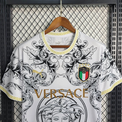 Maglia da calcio bianca edizione speciale Italia 2023
