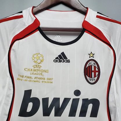 Maglia da calcio retrò a maniche lunghe AC Milan 2006/2007, da trasferta
