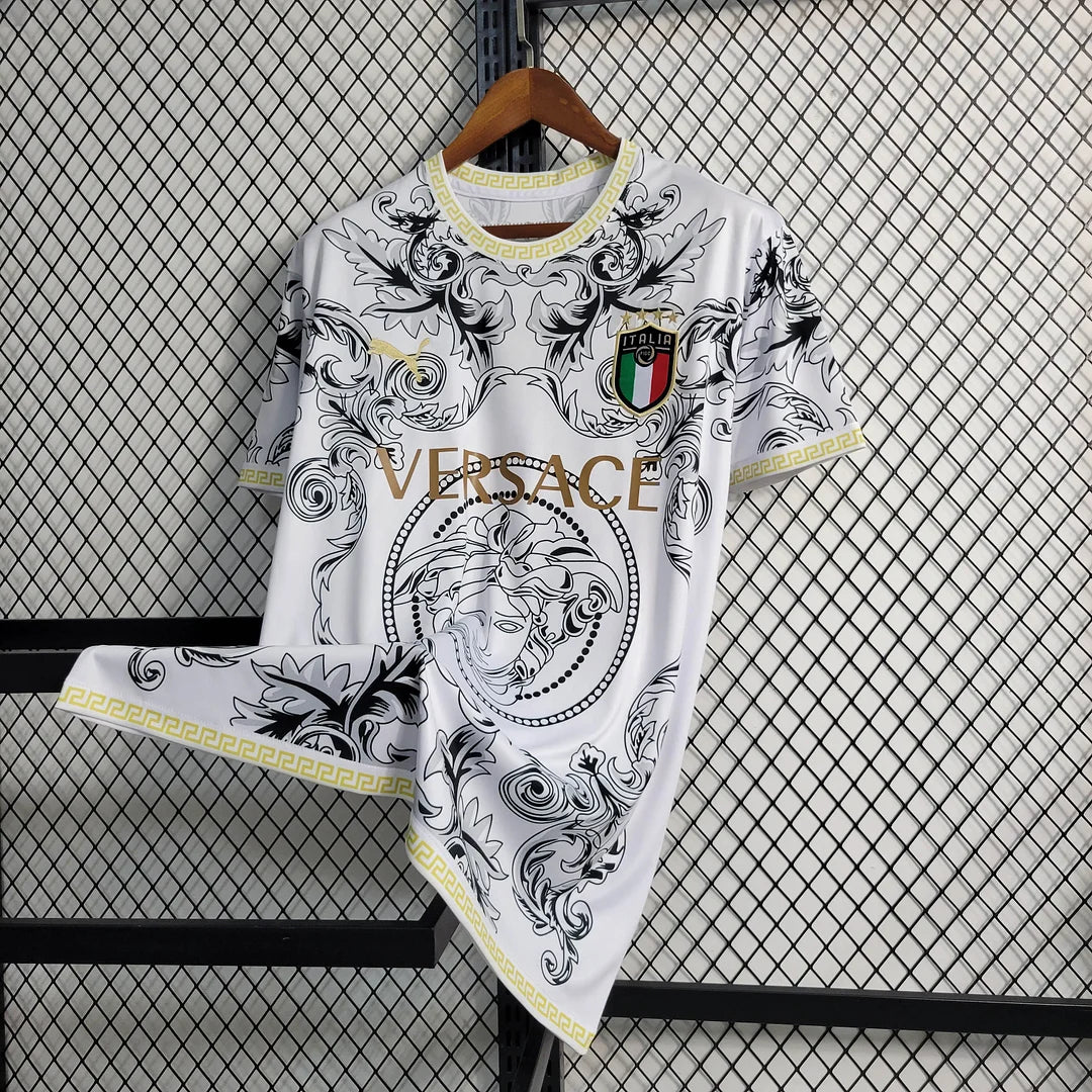 Maglia da calcio bianca edizione speciale Italia 2023