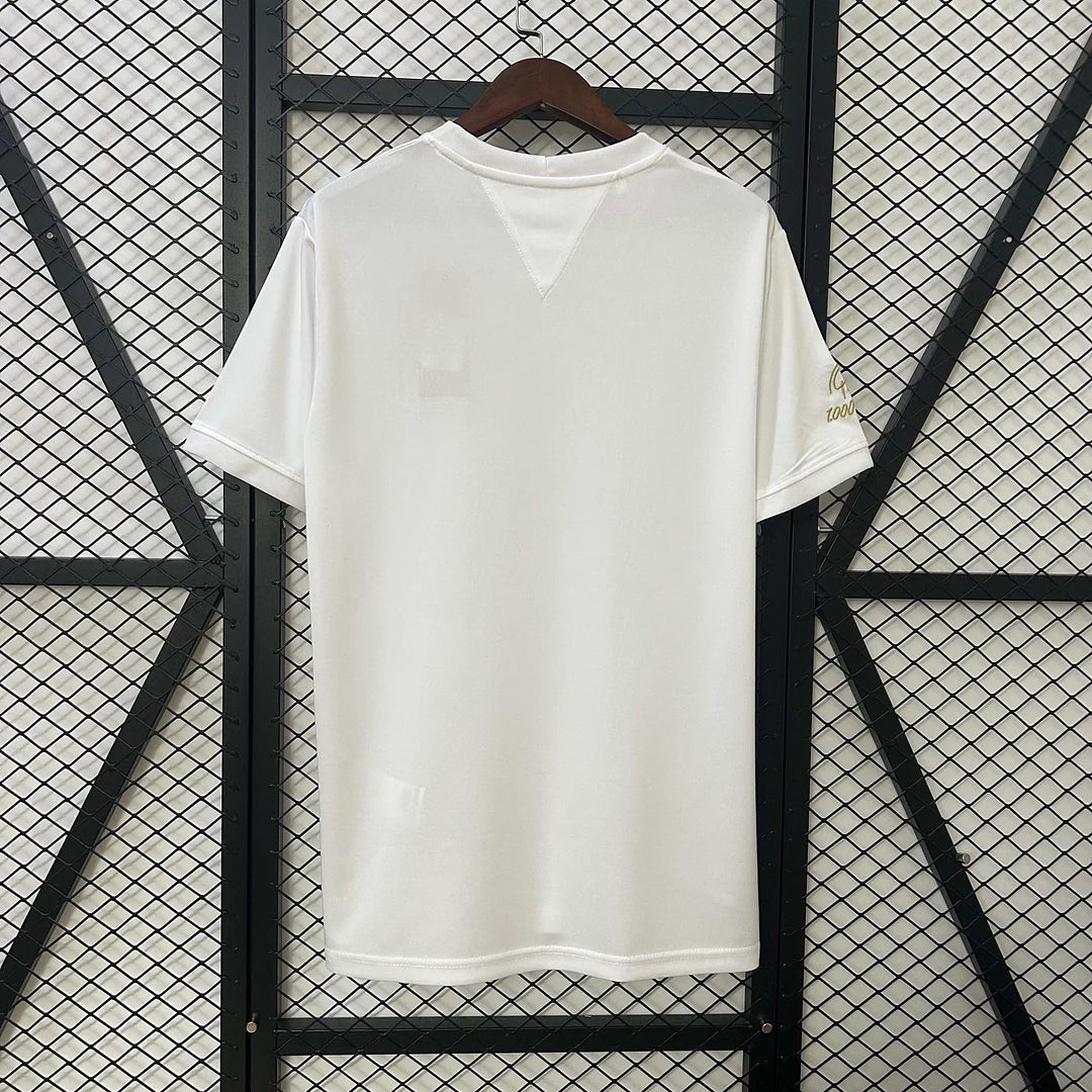 Maglia da calcio bianca commemorativa del Santos 2025/2026