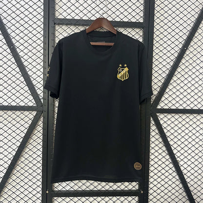 Maglia da calcio nera commemorativa del Santos 2025/2026