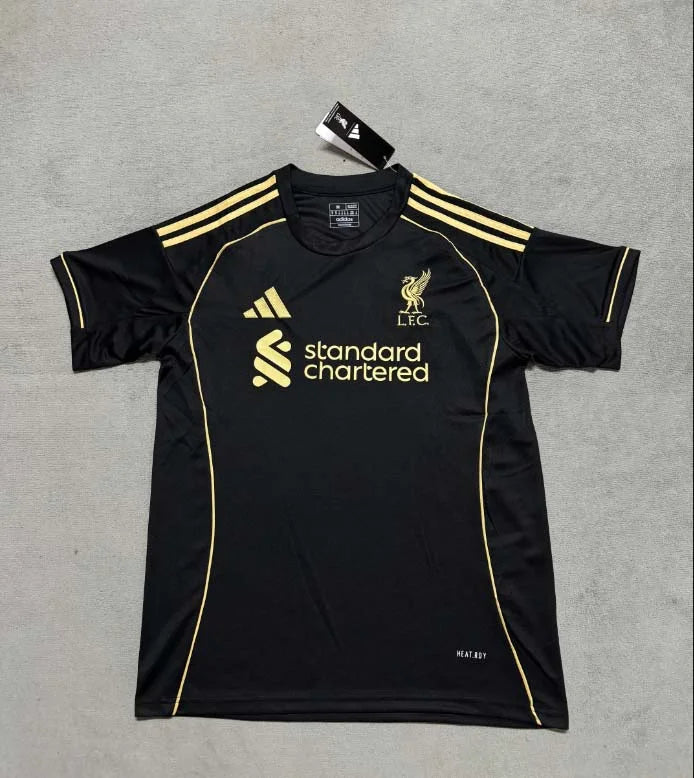 Maglia da calcio nera Liverpool Special Edition 2025/2026