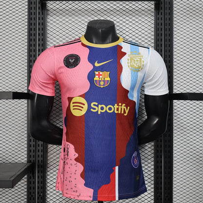Maglia da calcio commemorativa personale di Messi