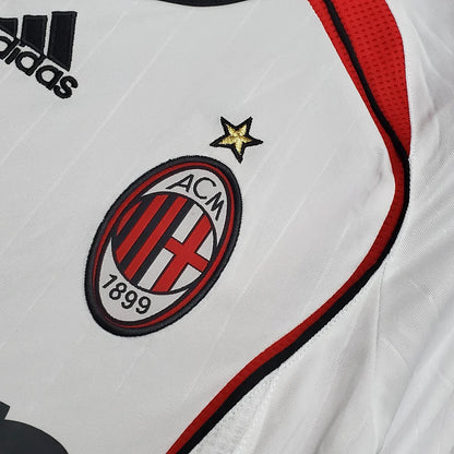Maglia da calcio retrò a maniche lunghe AC Milan 2006/2007, da trasferta