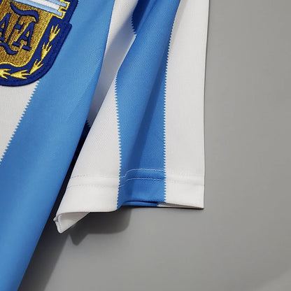 Maglia casalinga retrò della nazionale argentina del 1986