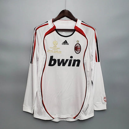 Maglia da calcio retrò a maniche lunghe AC Milan 2006/2007, da trasferta