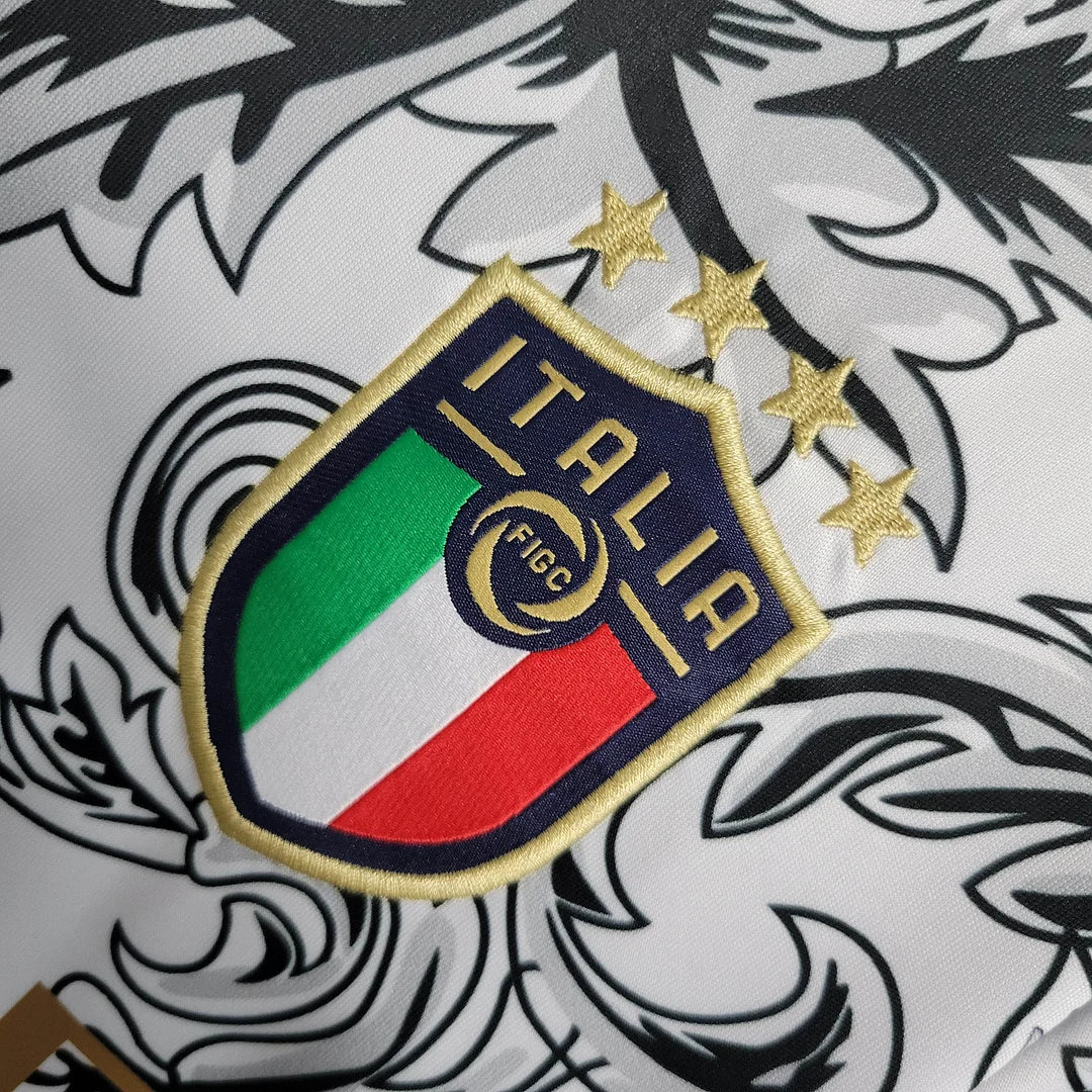 Maglia da calcio bianca edizione speciale Italia 2023