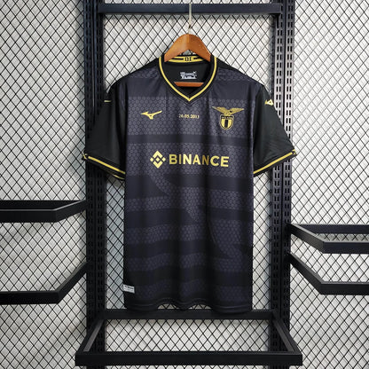 Lazio 2023 Black Football Shirt, 10th Anniversary Edition