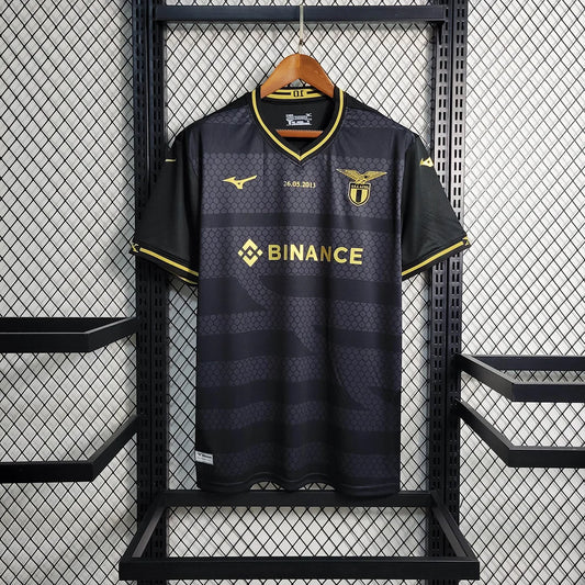 Lazio 2023 Black Football Shirt, 10th Anniversary Edition