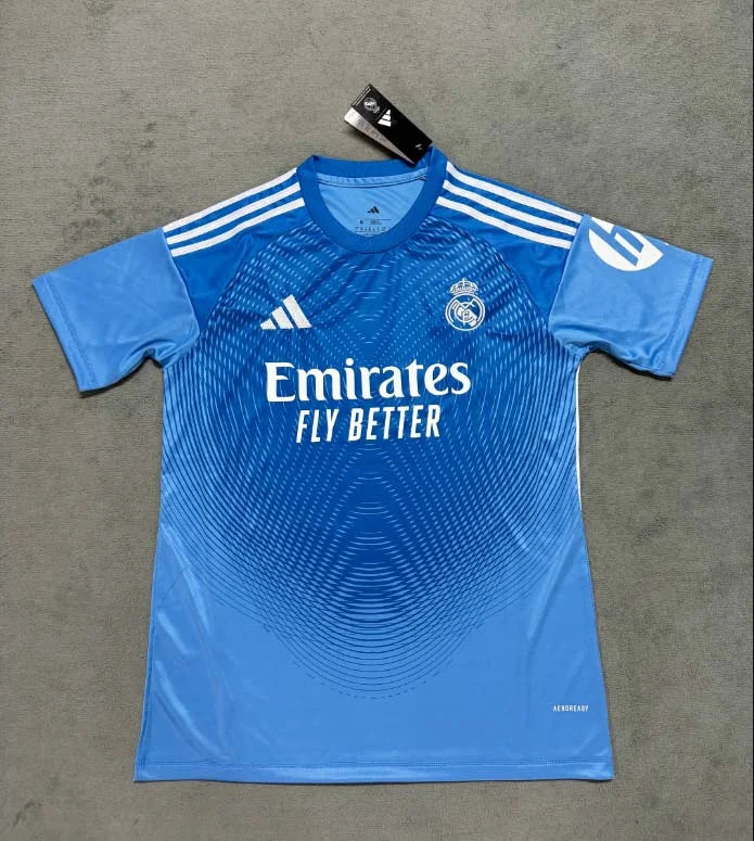 Maglia da calcio blu da allenamento del Real Madrid 2025/2026