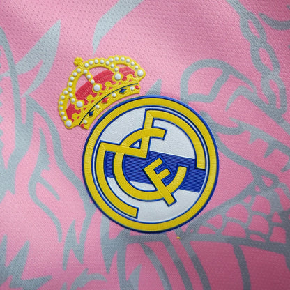 Maglia da calcio rosa drago cinese del Real Madrid 2023/2024
